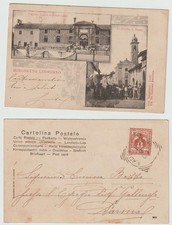 Cartolina Borghetto Lodigiano palazzo Conte Confalonieri,contrada S.Rocco  az23