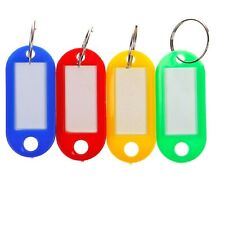 100 TAG PORTACHIAVI TARGHETTA ETICHETTA ORGANIZZA IDENTIFICA PORTA PER CHIAVI