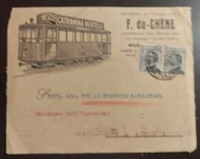 1927 Impresa Pubblicità F. du-Chène (Milano) - tram Nestlè - Catramina Bertelli