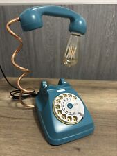 telefono lampada retró Petrolio