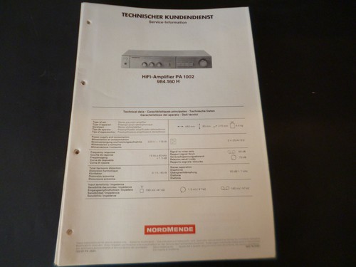 Manuale servizio originale - manuale,