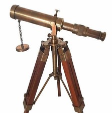Cannocchiale in ottone con