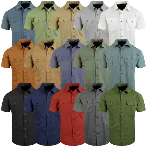 Camicia twill cotone uomo
