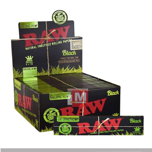 Cartina raw nere canapa - canapa, bio