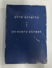DIRE STRAITS mark knopfler PROMO BOX ON EVERY STREET CD + MC 1991