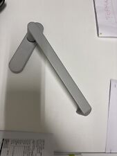 Maniglione Alzante Scorrevole Schuco Finitura Argento Con Vaschetta Lato Esterno