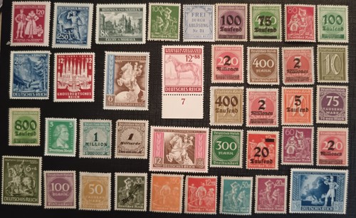 Vintage german stamps - stamps., mixed