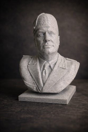 Busto benito mussolini effetto - busto,