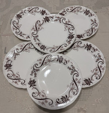 Set di 6 antichi piatti piani