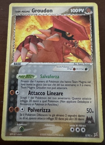Groudon team magma ex - team, 9/95