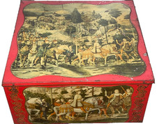 Scatola Latta Motta Vintage Re