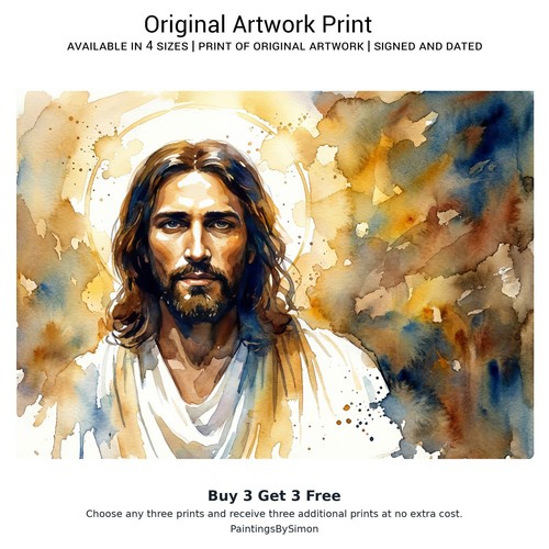 Stampa gesù cristo 5x7 - gesù,