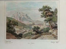 Incisione Audot 1850 - La Cava