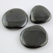 Palmstone AZABACHE AMBRA NERA Minerali Burattate Pietre Dure Cristalloterapia Ch