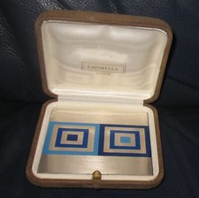 Piero Risari Composizione in argento e smalti Optical art, arte cinetica visuale