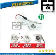 FARO FARETTO LED 1W 3W INCASSO