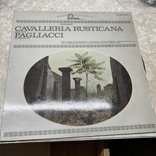 DISCO LP PAGLIACCI CAVALLERIA RUSTICANA FONTANA ARGENTO EX/VG+