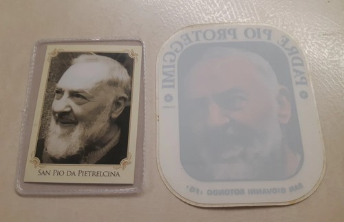 Padre pio sticker - sticker, santino