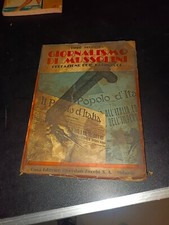 LIBRO GIORNALISMO DI MUSSOLINI