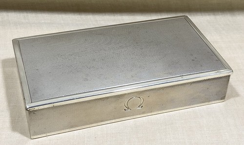 Omega silver box seamaster - box,