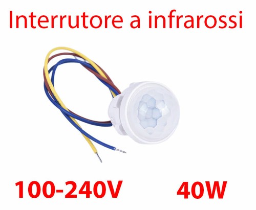 Interruttore pir infrarossi - pir,