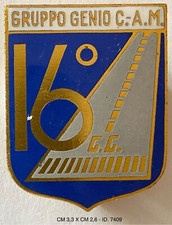 AERONAUTICA MILITARE 16° GRUPPO GENIO C.A.M. DISTINTIVO PRODUTTORE JOHNSON