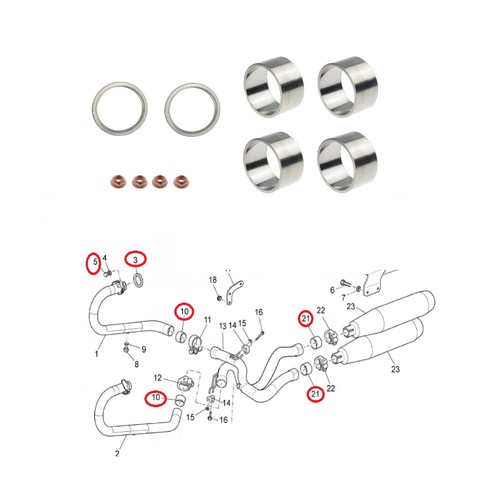 Kit guarnizioni connettore