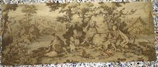 🟡 ANTICO ARAZZO SCENA SETTECENTESCA QUOTIDIANA -RETTANGOLARE EPOCA 900 -M-1100-
