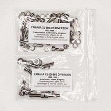 YAMAHA XJ 600 N S DIVERSION 1992-1995 Kit n°1 vis BTR inox carburateur XJ600
