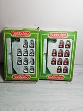 2 x 63000 Subbuteo BOXED INTERNATIONAL LW Team ENGLAND V WEST GERMANY 653 & 445