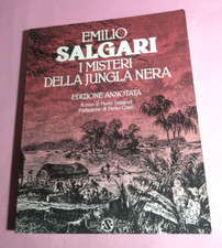 LIBRO EMILIO SALGARI-I MISTERI DELLA JUNGLA NERA (ED. ANNOTATA) -ED. SALANI 1991