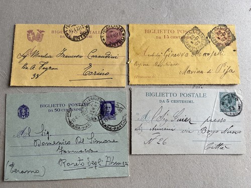 4 intero postale - o), postale regno
