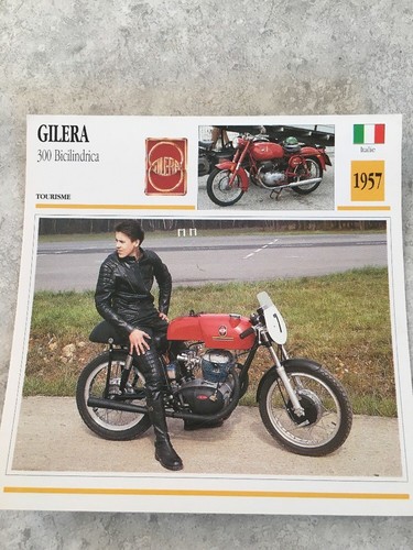 Gilera 300 bicilindrica 1957 - gilera,