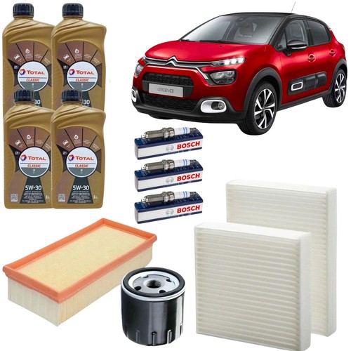 Kit tagliando citroen - c3, 4lt