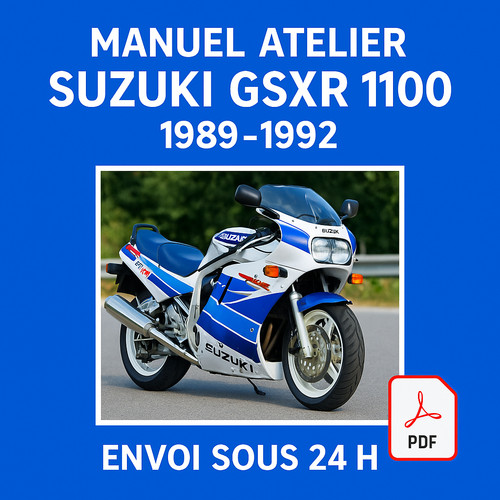 Manuel atelier suzuki gsxr - manuel,