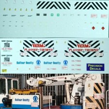 4mm OO Waterslide Decal Transfers GPC YJB Twin Jib Crane Balfour Beatty 78224
