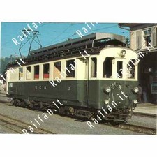 Cartoline treni. Ferrovie svizzere. SGA elettromotrice ABDeh 4/4. 1981