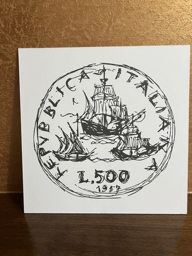 Bozzetto 500 lire caravelle - 500,