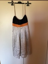 Mini abito schiena aperta,seta 100%,taglia XS S