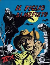 Placca in metallo Tex il figlio del mefisto di Bonelli ed. Bonelli Gd32