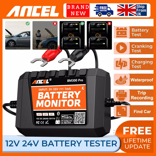 Ancel bm300 pro battery - bm300,