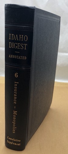 Idaho digest annotato - annotato, 6
