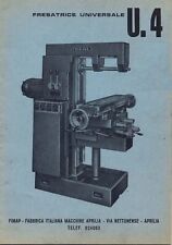 Fresatrice Universale Fimap Rigiva U.4 Manuale uso e manutenzione PDF