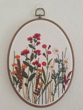 Quadro Ricamato A Mano 24x18cm