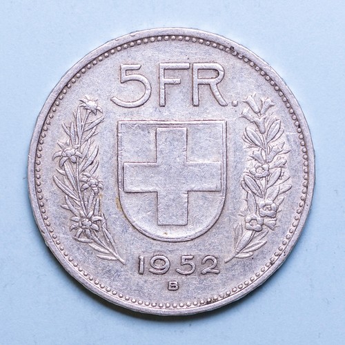 Svizzera franchi 1952 raro - 5,