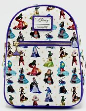 Mini zaino Loungefly Disney Princess sagoma abito scene borsa AOP Raperonzolo