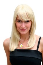 Parrucca Donna Biondo Mezza