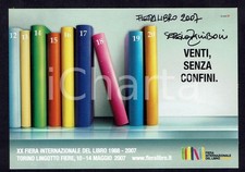 2007 Sergio ZANIBONI Autografo originale su cartolina pubblicitaria