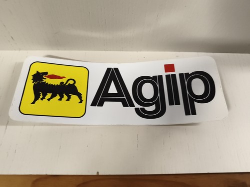 Adesivo stickers agip - agip, motor