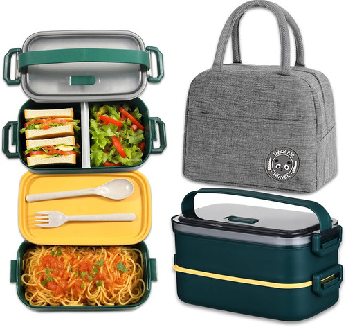 Lunch box kit 1600ml ermetico - kit,,
